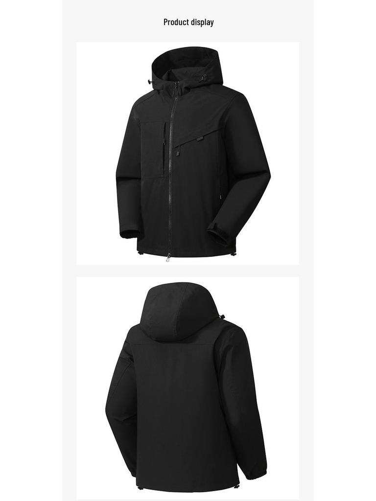 Unisex Waterproof Windproof Softshell Jacket - Breathable Outdoor Mountaineering Windbreaker