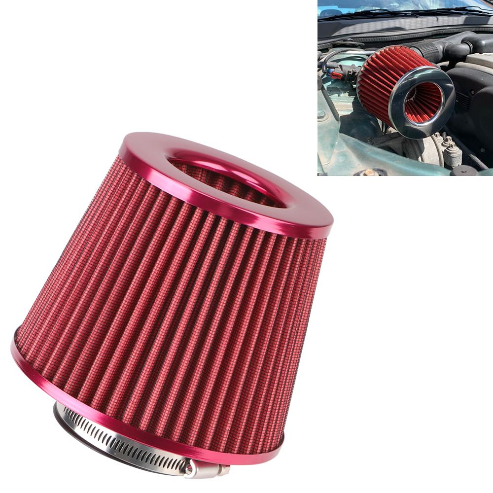 Sport Power Mesh Cone 76MM Car Air Filters 3 Inch High Flow Car Accessories Induction Kit Cold Air Intake Filter Universal Air Filters 7