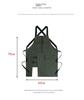 Fashion Apron Kitchen Restaurant Barber Bakery Cake Shop Canvas Overalls Flower Shop Black White Man Woman Multifunction Apron