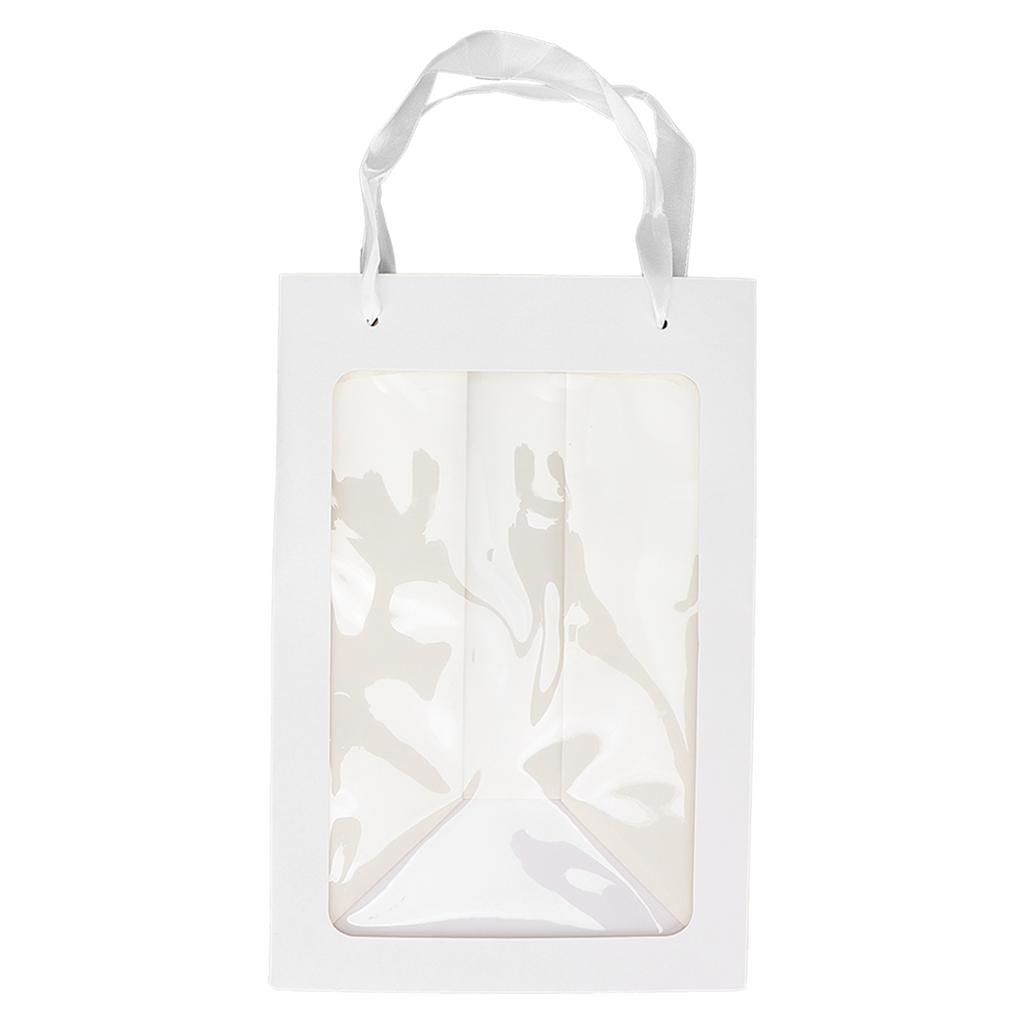 Large Paper Bag Open Window Paper Party Gift Bags for Christmas Birthdays Favors Packages