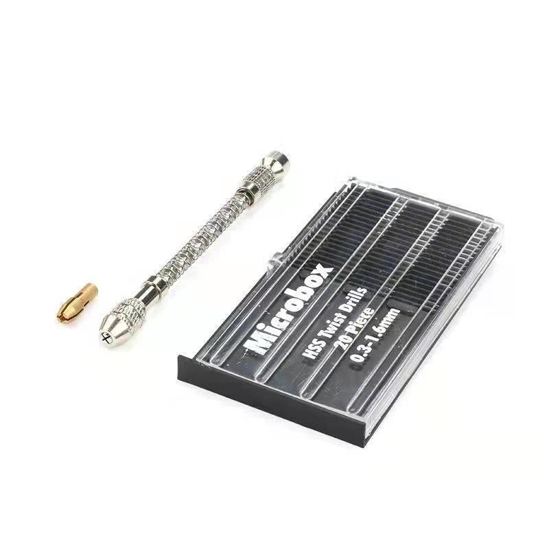 20/25Pc Mini Twist Drill Bit Set 0.3-1.6mm/0.5-3.0mm Full Grinding Micro Drilling Tool for Woodworking Plastic PVC Circuit Board