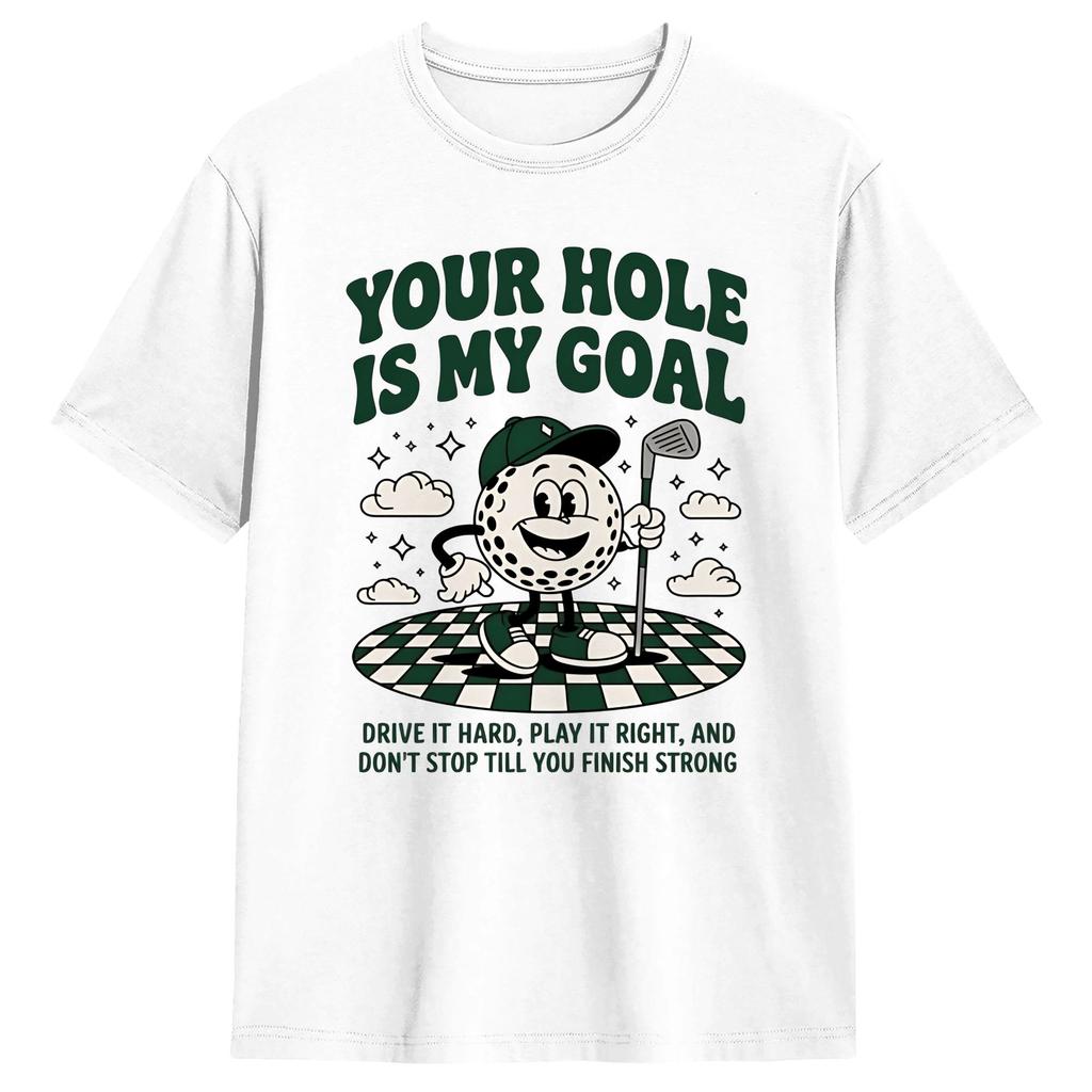 Same Hole Forever Golf Bachelor Party Groom Wedding Cotton T Shirt For Unisex Beach Streetwear T Shirts Harajuku Tees Plus Size