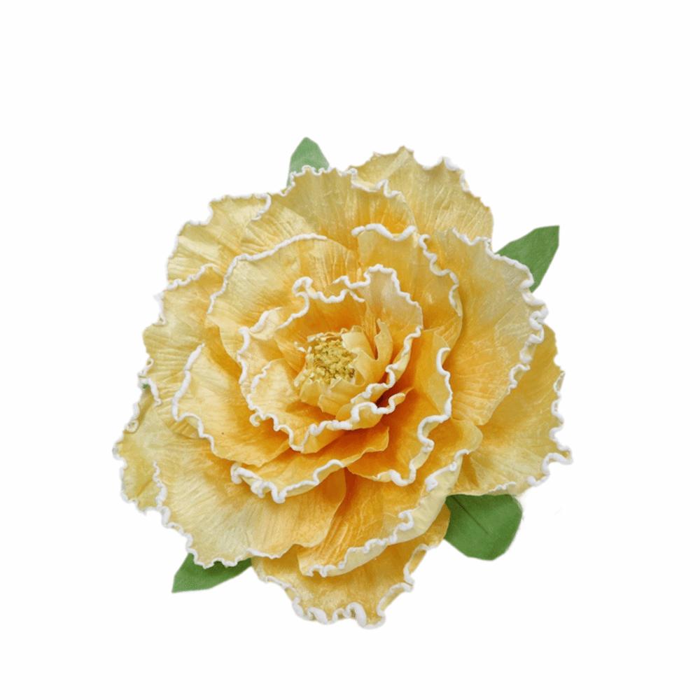 30cm Size Giant Velvet Peony High Quality Handmade Large Foaming Velvet Peony Dyeing Velvet Simulation Fake Flowers Props Decor