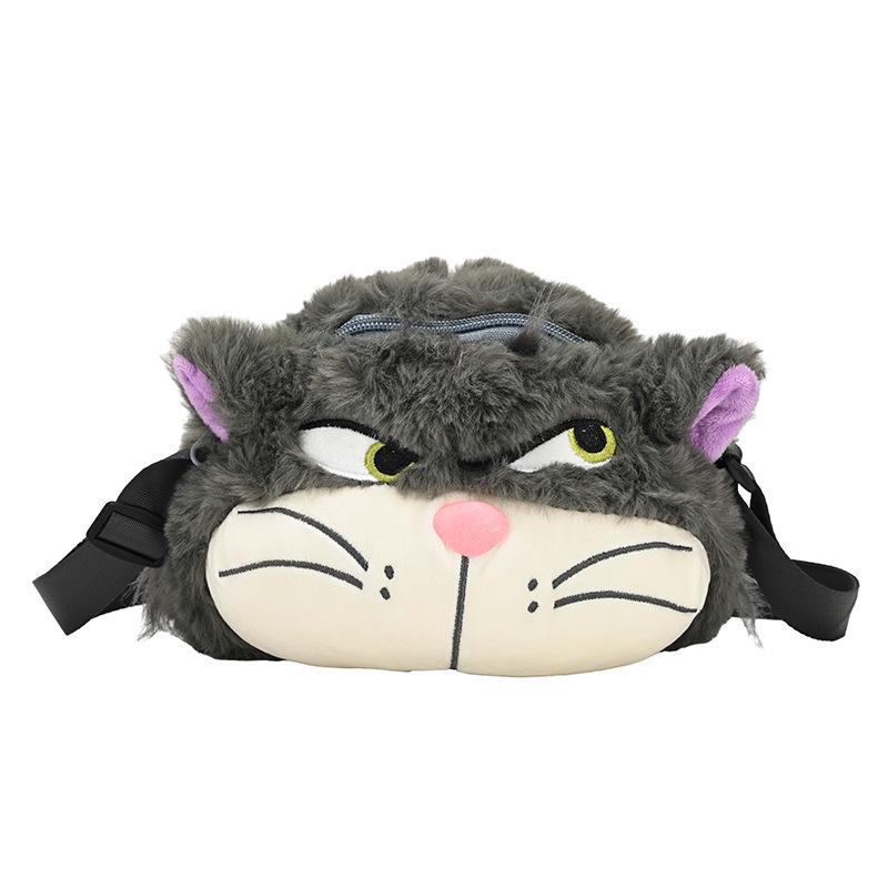 Cartoon Q Stitch & Lotso Plush Backpack - Cute Doll Claw Machine Bag