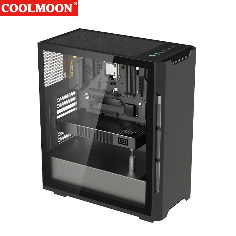 COOLMOON Graphics Card Support Bracket Telescopic Spiral Video Card Holder Anti Scratch Aluminum Alloy for ATX/M-ATX/ITX Chassis