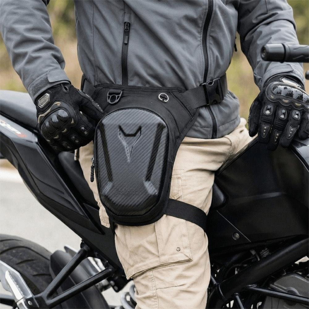 Hard Shell Waist Pack 3-in-1 Rider Bag Crossbody Bag Motorcycle Leg Bag Cycling