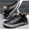 2026 Popular Men's Leather Shoes Men's Shoes Real Soft Leather Casual Leather Shoes Spring and Autumn Little White Shoes Breathable Versatile Board S