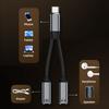 UC-030-TC002 USB-C to 3.5mm Audio Adapter + 100W PD Charging Cable for Laptops/Tablets/Phones