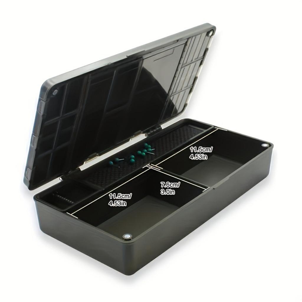 Fishing Line Box Hair Rig Board with Pins Fishing Hook Storage Box Equipment Compartment Fishing Tackle Box Enduring