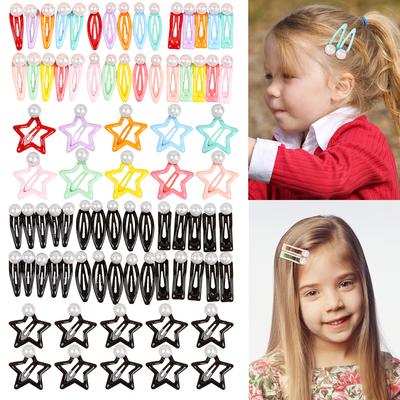 10 buc Clips de păr drăguți cu perle Fete Culori bomboane Clipuri BB Ac de păr Baretă Y2K Agrafă de păr Accesorii de păr pentru copii