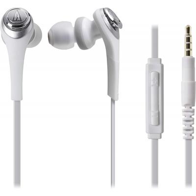 Audio Technica Solid Bass iPod iPhone iPad Kanal Kopfhörer Deep Bass Weiß Ath Cks550i Wh Weiß