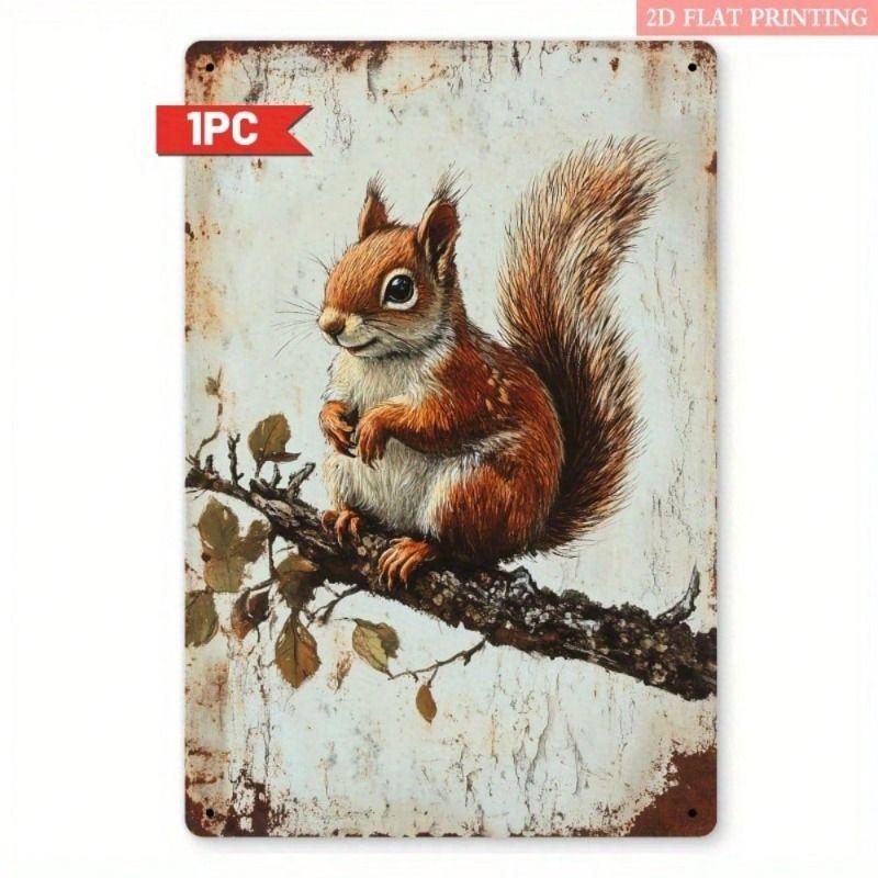 Retro Metal Tin Sign Wall Art Decor for Living Room Bedroom Office