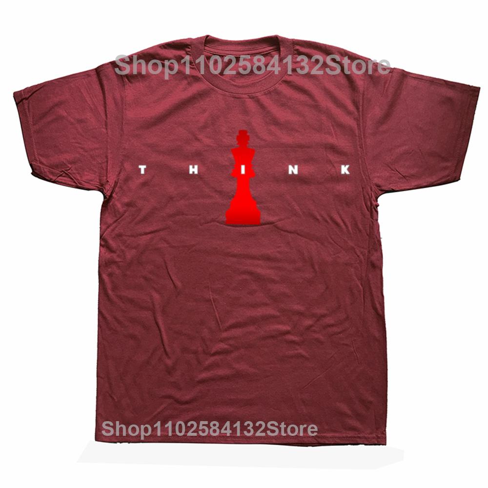 Funny Chess Player Graphic Tshirts Men Womens Fashion Casual Oversized Tshirt 100 Cotton Loose Checkmate T Shirt