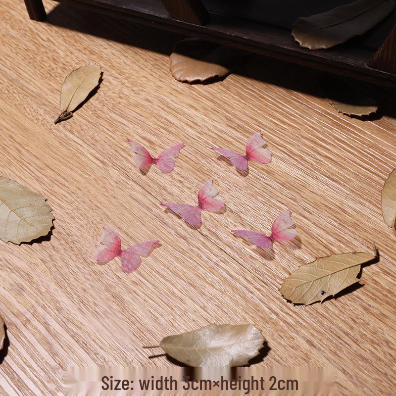 Single-Layer Tulle Butterfly Wings: Ancient Style Hairpin and Headdress DIY Materials