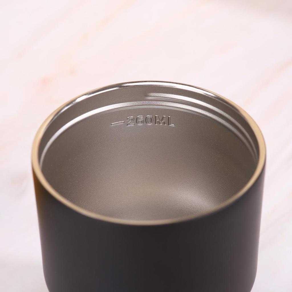316 Stainless Steel Petal Coffee Cup: Portable Mini Thermos for Business On-the-Go