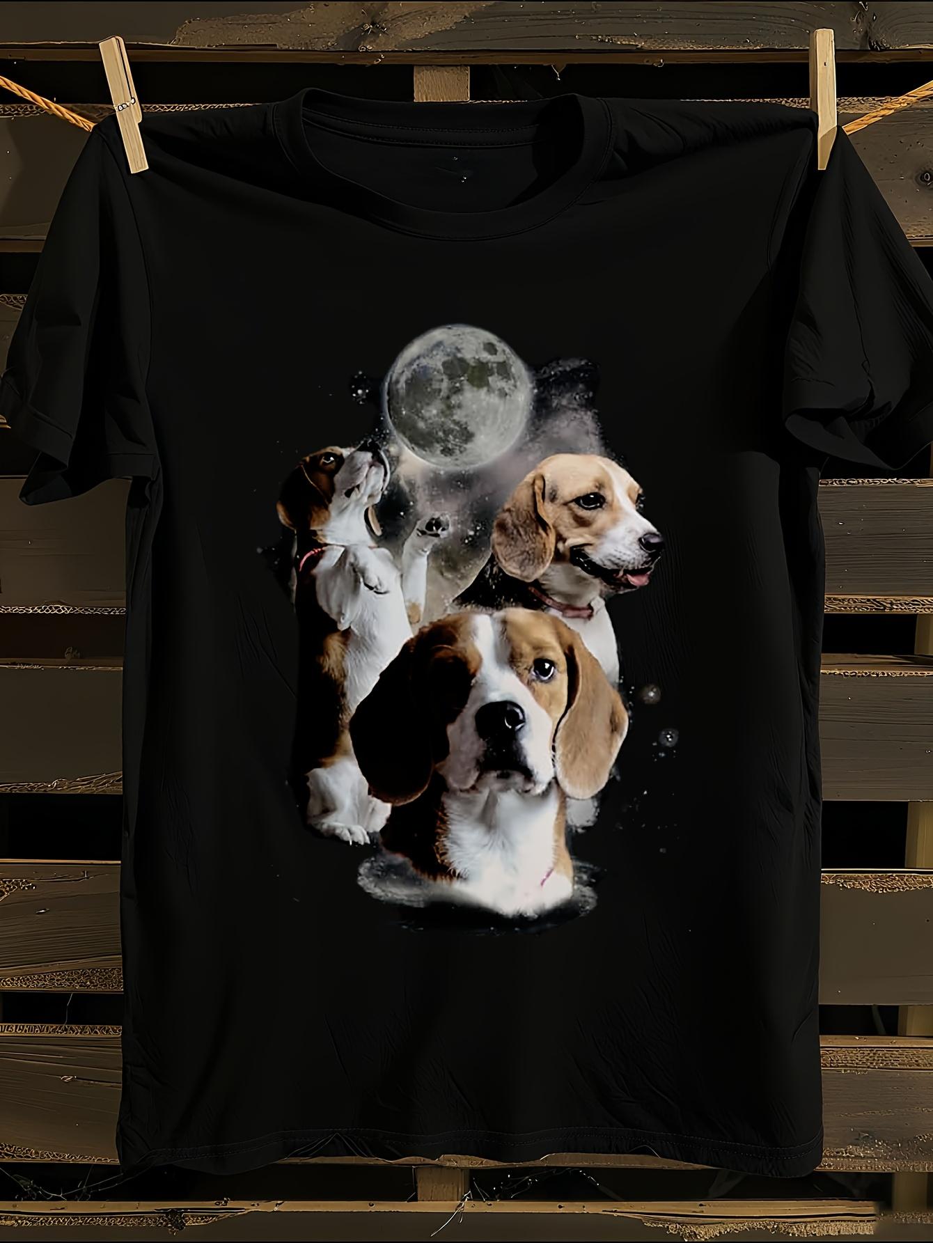 NWT Howling at the Moon Beagle Tshirt XL