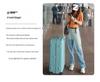 Women's Lightweight Durable Suitcase: New Model with Silent Wheels, Large Capacity & Combination Lock