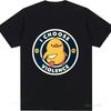 Pure Cotton Summer Clothes Kawaii Funny Duck T Shirt I Choose Violence My Inner Peace Unisex Graphic T Shirts Women Y2k Tee Tops