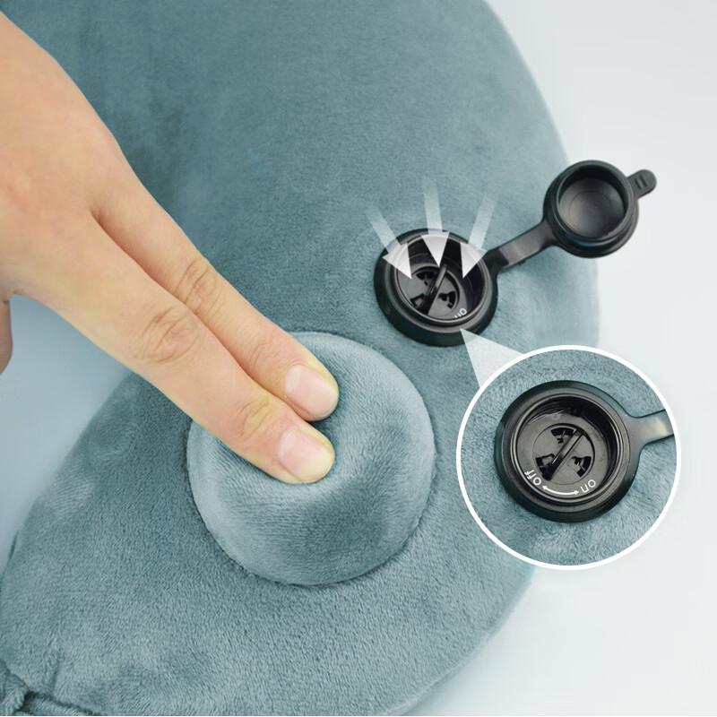 WELLHOUSE Inflatable U-Shaped Travel Neck Pillow