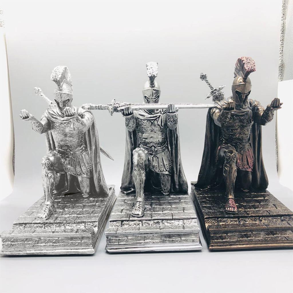 Magnetic Pen Holder For Desk, Pen Holder Cool Desk Accessories, Commander Kneeling Pencil Holders Statue With Holder