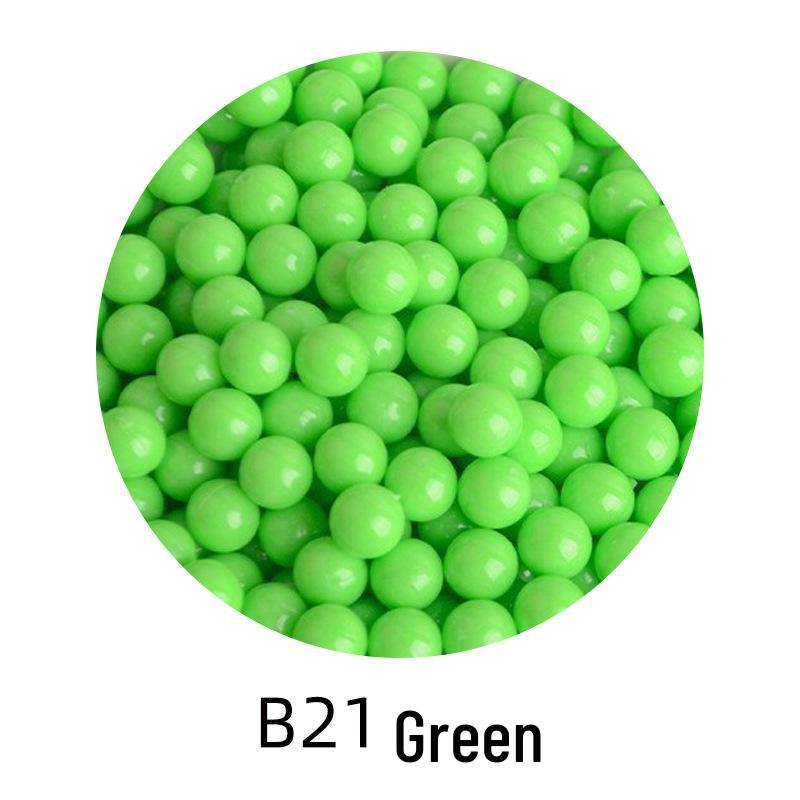 Şeker Rengi Plastik Boncuklar: Çocuk DIY Takıları, El Sanatları ve Oyuncak Tabanca Mermileri İçin Deliksiz Yuvarlak Zıplayan Toplar.