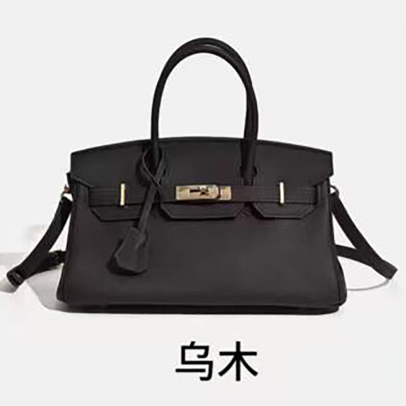 

Сумка кроссбоди из коровьей кожи высшего слоя, ретро-бронзового цвета, многофункциональная, для повседневного использования, высококачественная, с дизайном через плечо, женская сумка 29x16x16cm эбеновый