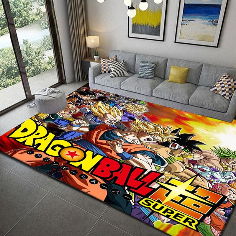 Dragon Ball Creative Home Art Pattern Ruganime soft washable cartoon floor carpet