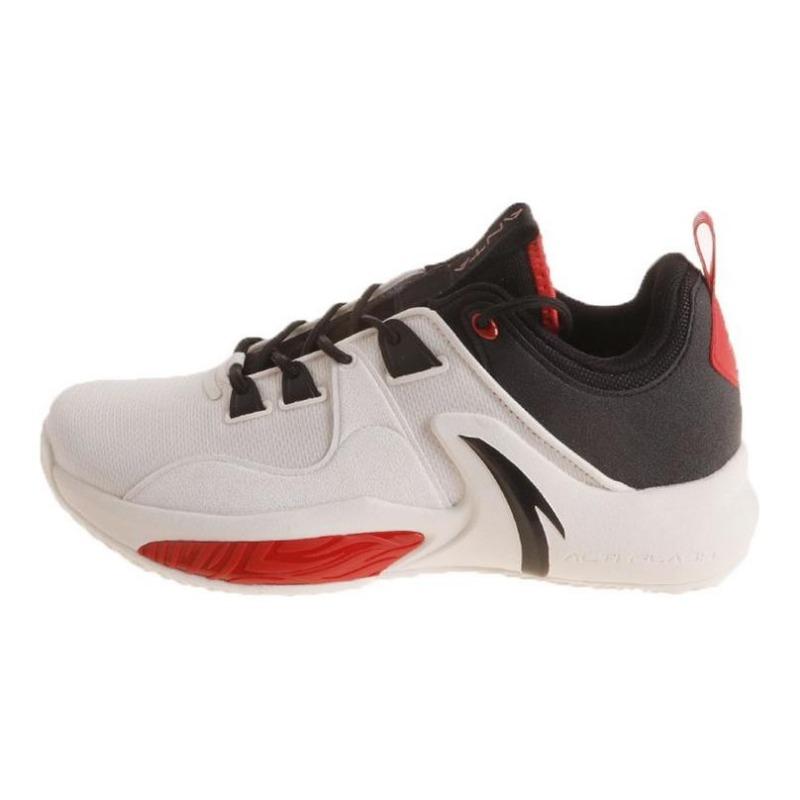 Anta Men Attack 1.0 Breathable Low-Top Basketball Shoes Black Red 112211616S-4 42.5