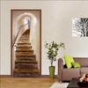 SeraphinaT 3D Door Sticker Wall Decals Mural Wallpaper, Waterproof and
