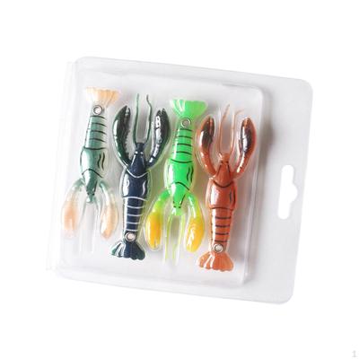 4pcs Sinking Simulation Realistic Bait Squid Lure Portable Fishing Tackle Tool Octopus