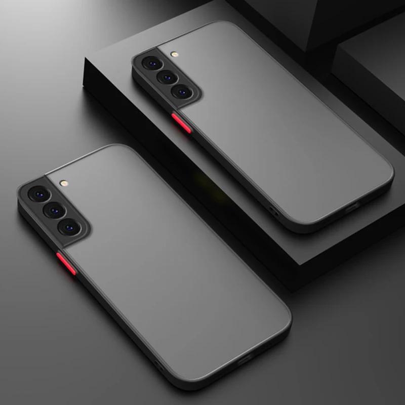 Convient pour les coques de téléphone portable Samsung S23 S22 S21 A53 A52 A73 A72 S24 S20 Ultra Protection contre les chutes givrée Coque Samsung S22 Ultra