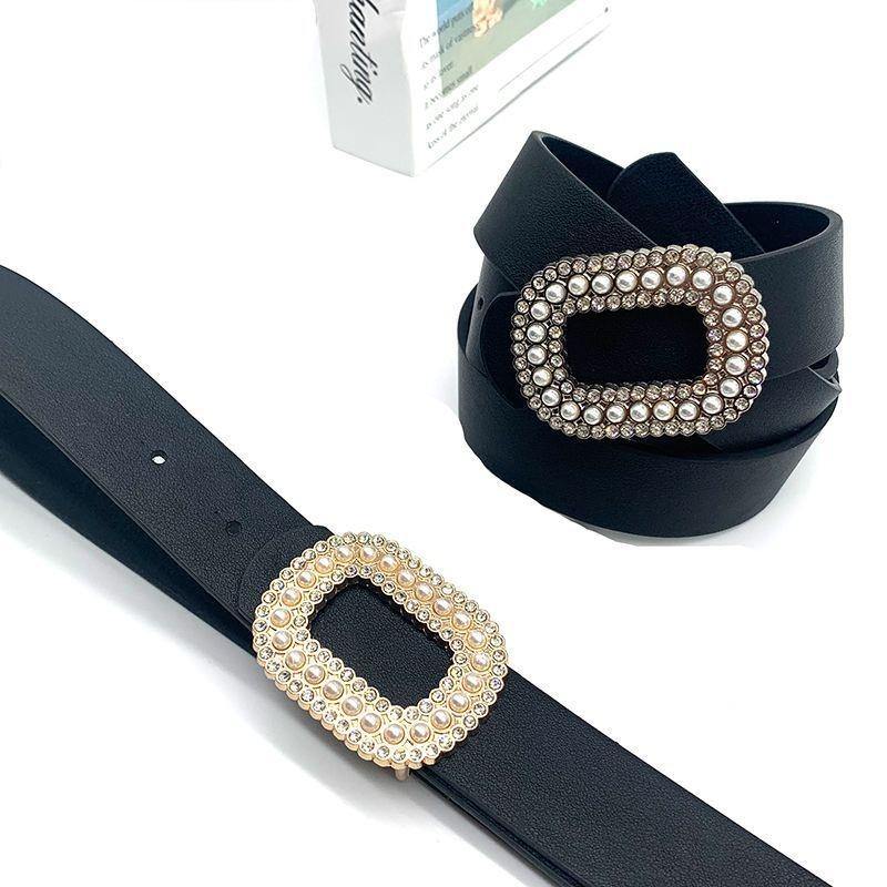 Elegant Retro Pearl And Diamond Clip Waistband For Womens Outfits Fashionable