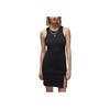 Jordan Embroidered Logo Soft And Breathable Slim Fit Knit Dress With Slit Women Dress Black DZ3347-010