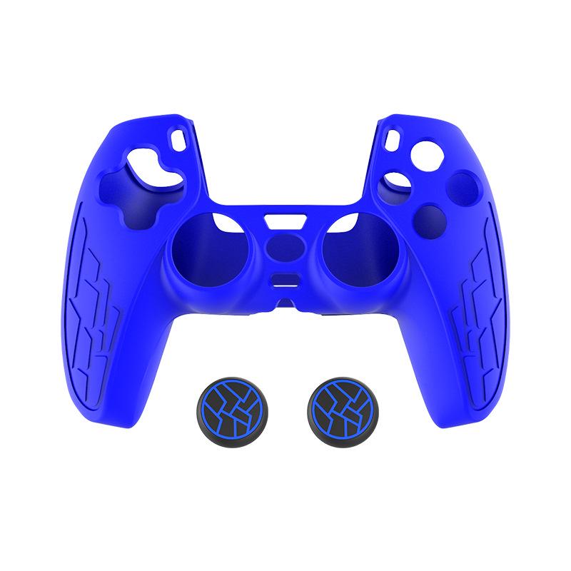PS5 Controller Non-slip Silicone Cover with Spider-Man Joystick Caps