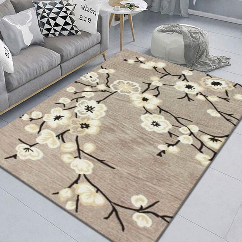 3D Carpet Living Room Bedroom Printed Carpet Wedding Floor Mat Modern and Simple Carpet
