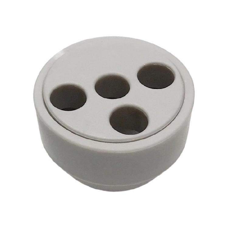 

Adjustable Plastic Cord Stoppers Protective Elastic Rope End Caps Knots Decorative Cover For Fitness Equipment серый