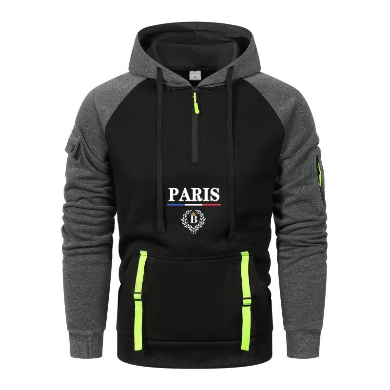 The new men's long-sleeved sweatshirt, hooded pullover and outdoor fashion casual sportswear S-3XL for autumn and winter 2025