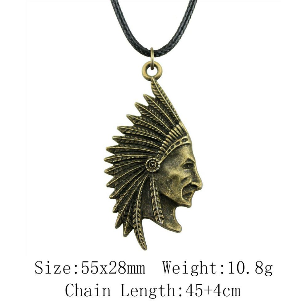 2025 Trend Best Friend Necklace Chief Pharaoh Buddhism Necklace Leather Chain 45cm Audience Necklaces With Pendant