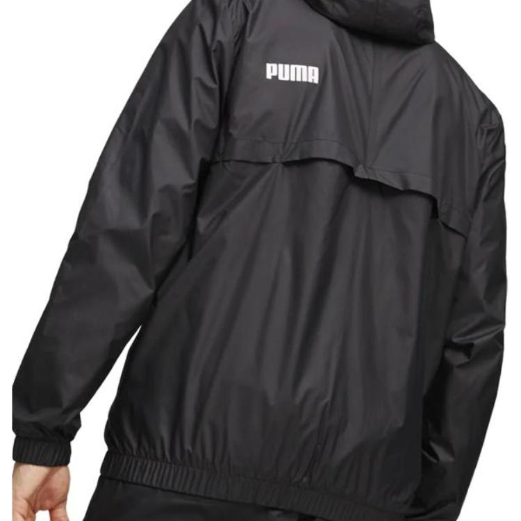 Puma Windproof Waterproof Breathable Long Sleeve Jacket Men Jackets Black 847484-52