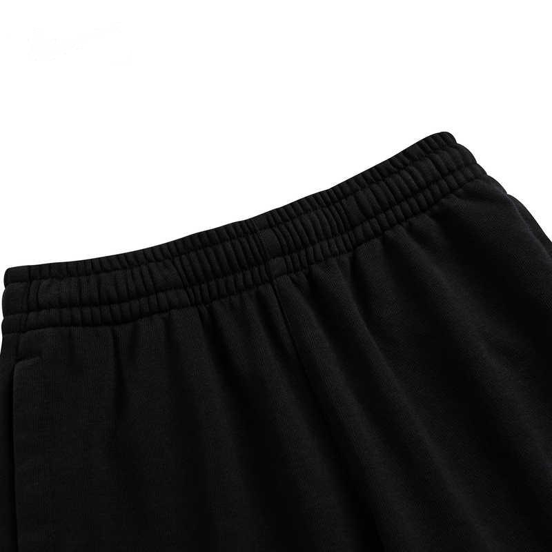 Nike Casual Pants Kids Elastic Logo Print Straight Leg Knit Long Pants Kids bottoms Black NY2342059GS-001