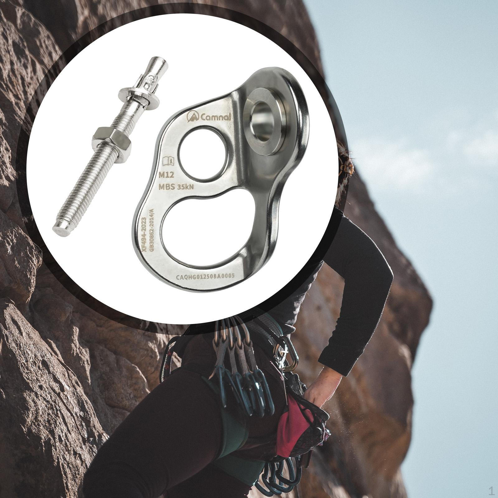 

Climbing Anchor Hanger Hardware Versatile Fixed Point Holds for Home Gym Caving Protection