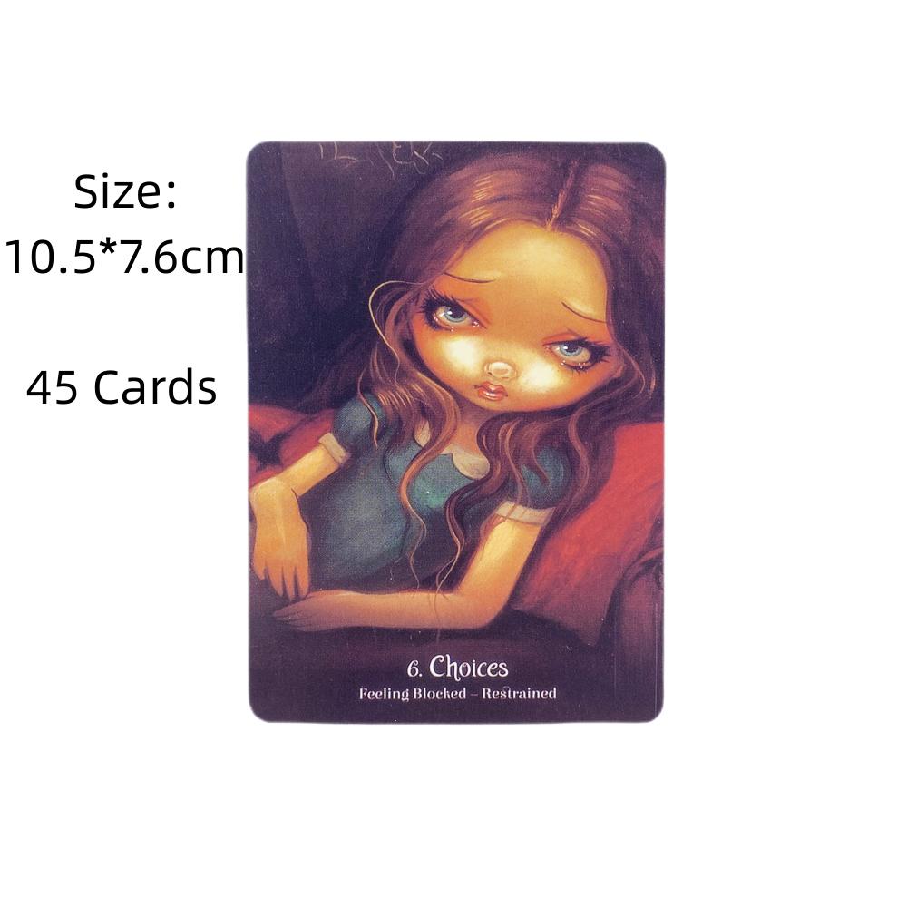 Le Carte Oracolo di Alice nel Paese delle Meraviglie Un Mazzo da 45 Carte Tarocchi Inglesi Visioni Edizione Divinatoria Giochi da Tavolo