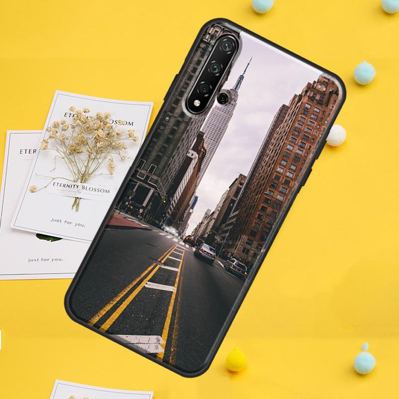 New York City For Huawei Nova 12i 7i 8i 11i 12s 9 10 SE Y91 Y90 Y60 Y70 Y72 Y61 P30 P40 Lite P60 Pro Case