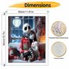 Disney Nightmare Before Christmas Oil Painting Kit Home Bedroom Wall Decor Handmade Gift Art Painting Hobby DIY Craft Ornament Decor