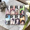 K-Kaoru H-Hana Wa Rin To S-Saku Phone Case For iPhone17,16,15,14,13,12,11 Plus,Pro Max Black Candy Silver Plated Cover