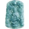 Genuine A-Grade Blue Jade Nine Dragons Zodiac Protection Pendant