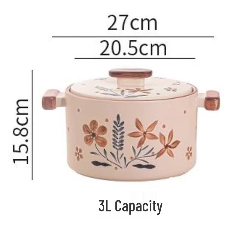 ZMR High-Temperature Ceramic Casserole Pot