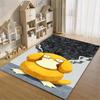 Pokemon Enton Süßer Teppich Schönes Cartoon-Enten-Design Waschbarer Anti-Rutsch-Teppich für Kinderzimmer