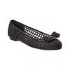 Ferragamo Varina Leather Ballet Flat Black