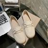 Loafers women's 2025 new fashion versatile comfortable foreign style niche retro one-pedal durable women's shoes